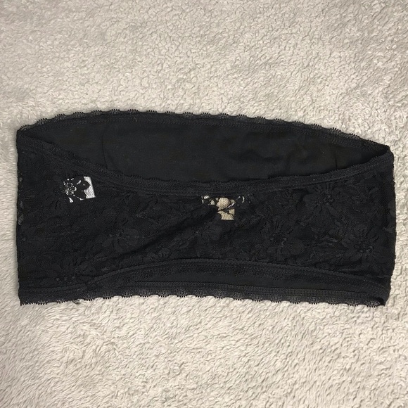 Zenana OutFitters AllOver Black Lace Tube Bra - Picture 8 of 9